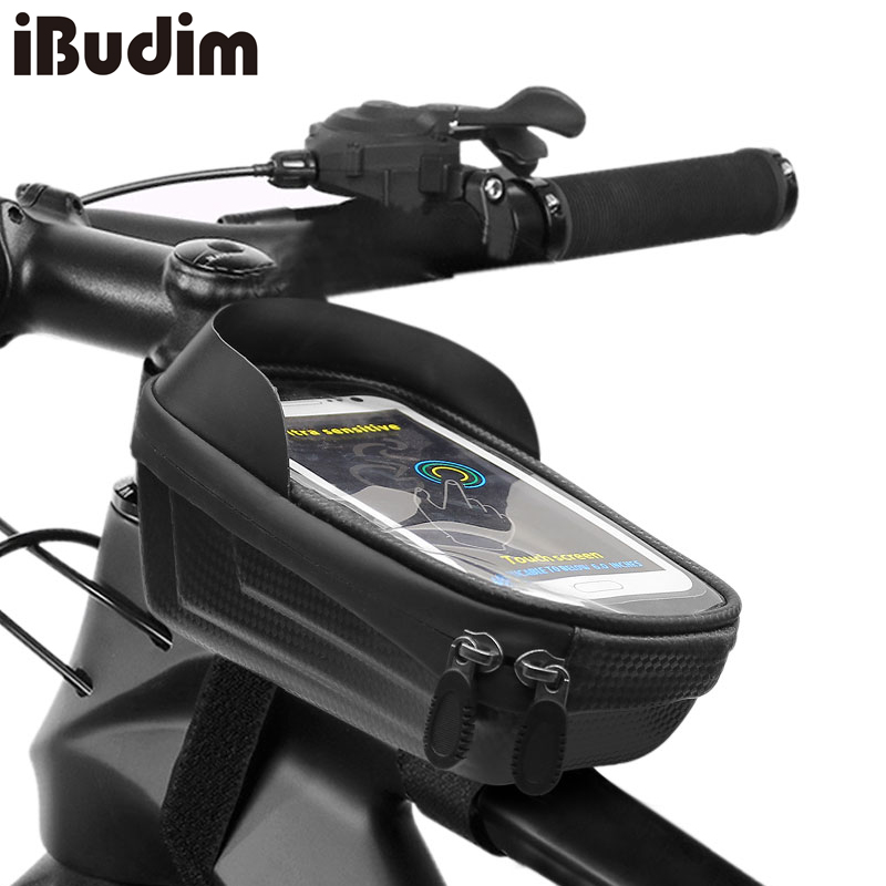 Mountain Biking Backpack - Waterproof Bicycle Phone Front Frame Bag