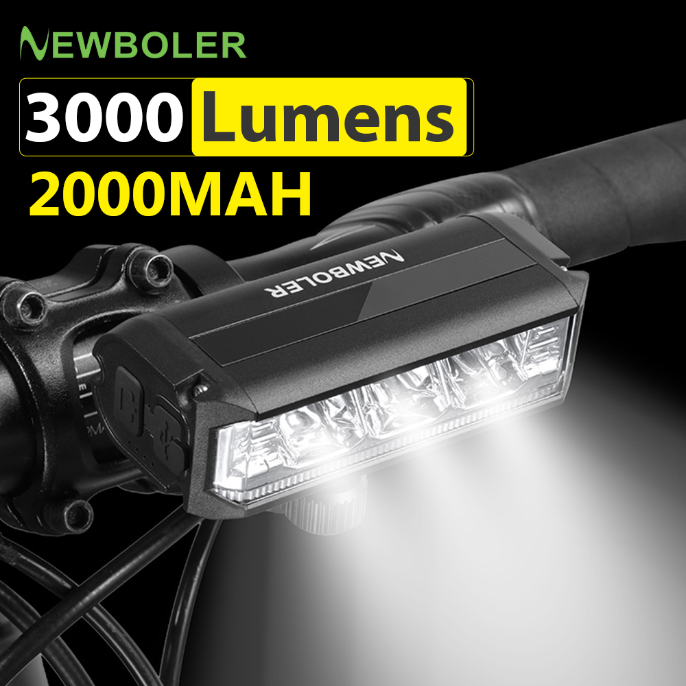 Mountain Biking Backpack - Bicycle Light Front 3LED 3000Lumen Bike