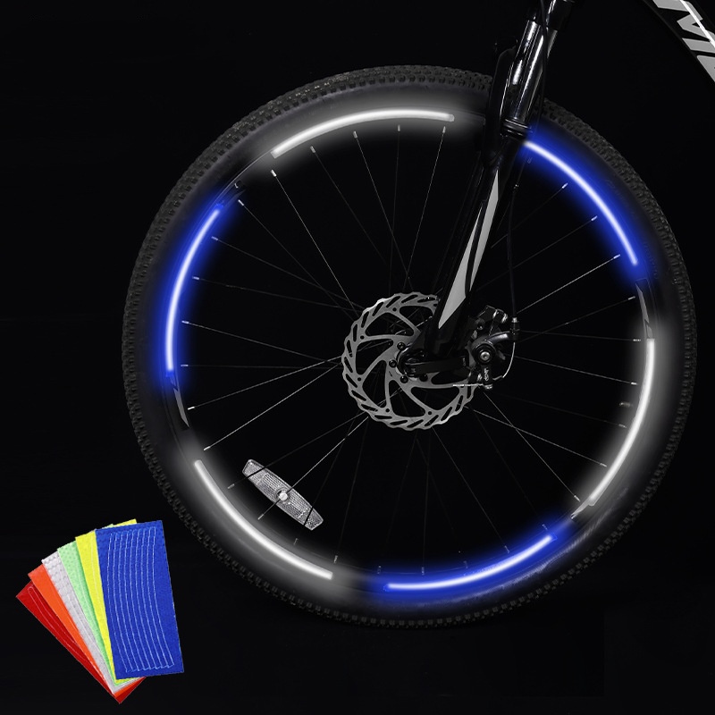 Mountain Biking Quotes - Bicycle Tire Reflective Sticker Mountain Road