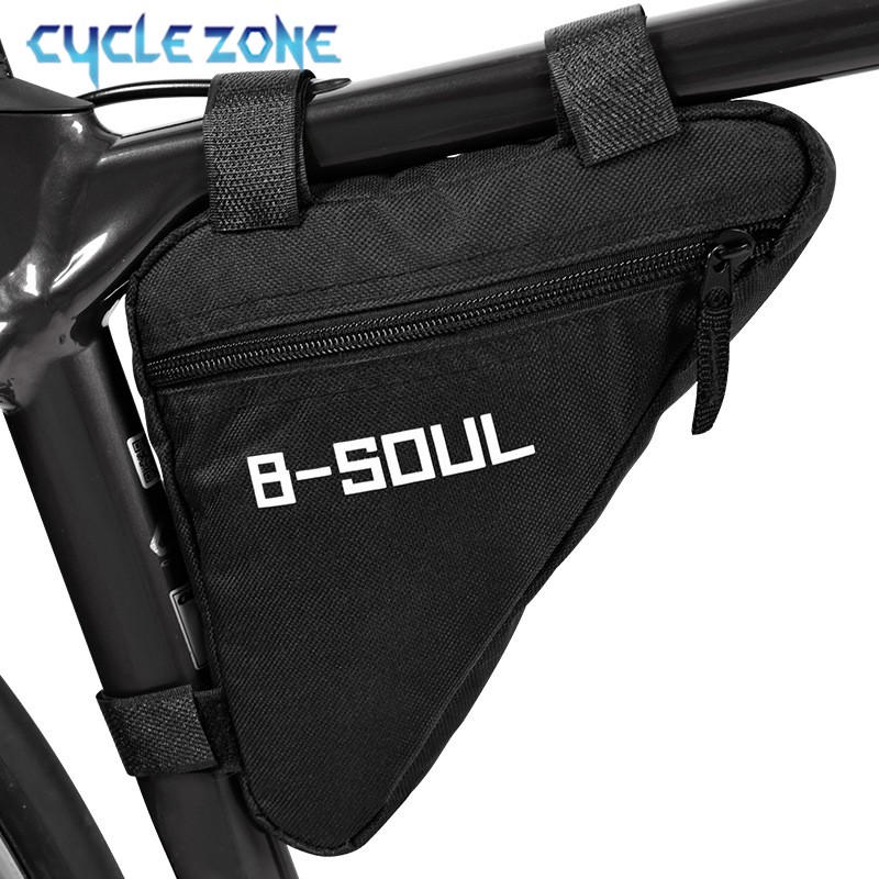 Mountain Biking Backpack - Bicycle Triangle Bag Bike Front Tube