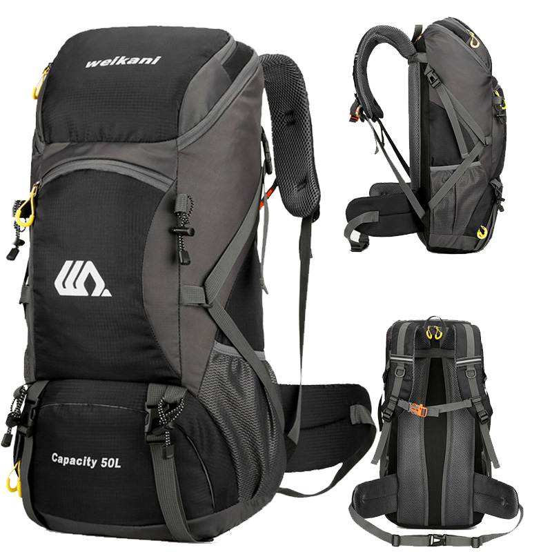 Men'S Mountain Biking Shoes - 50L Travel Backpack Camping Men Large