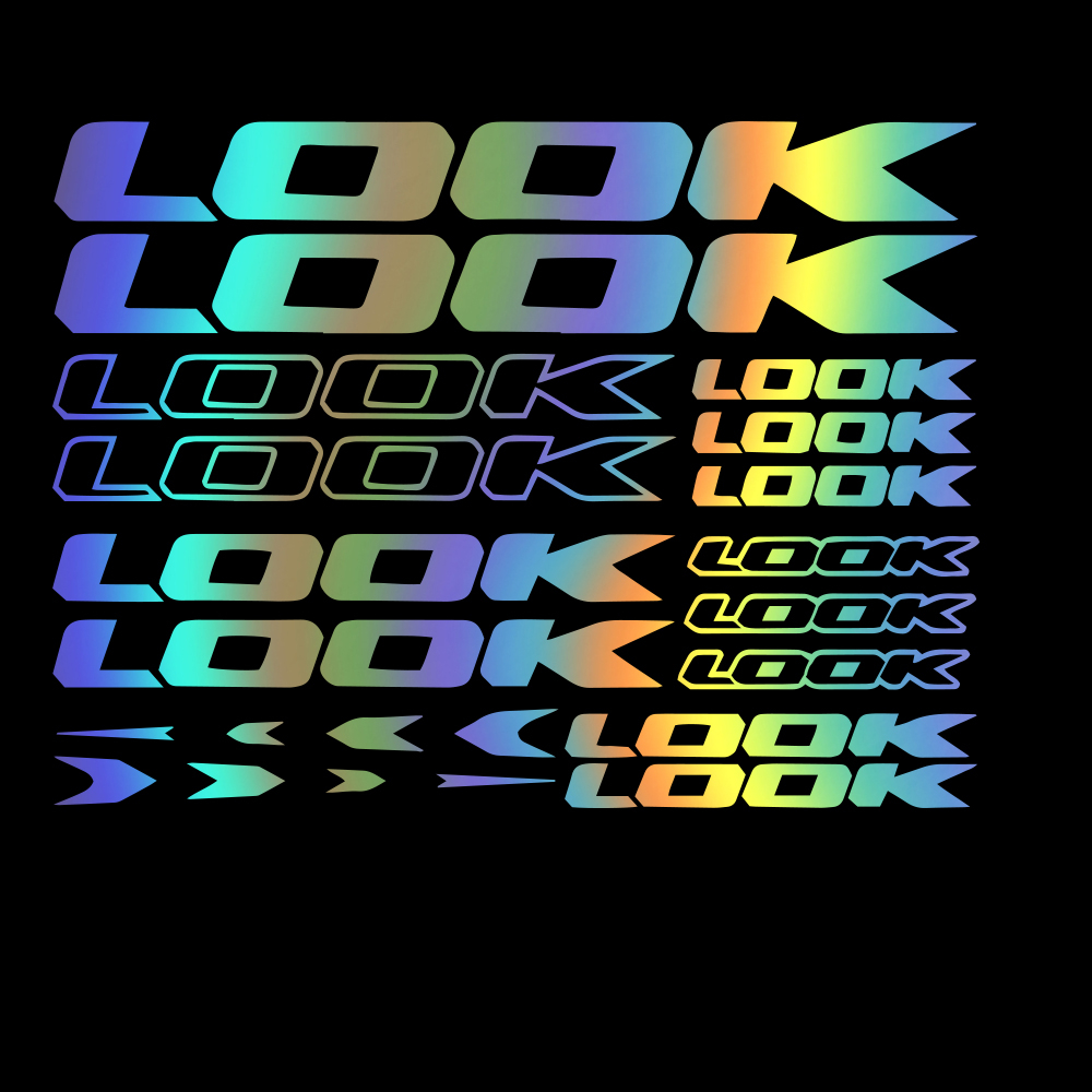 Mountain Biking Quotes - LOOK Bike Frame Vinyl Sticker Set