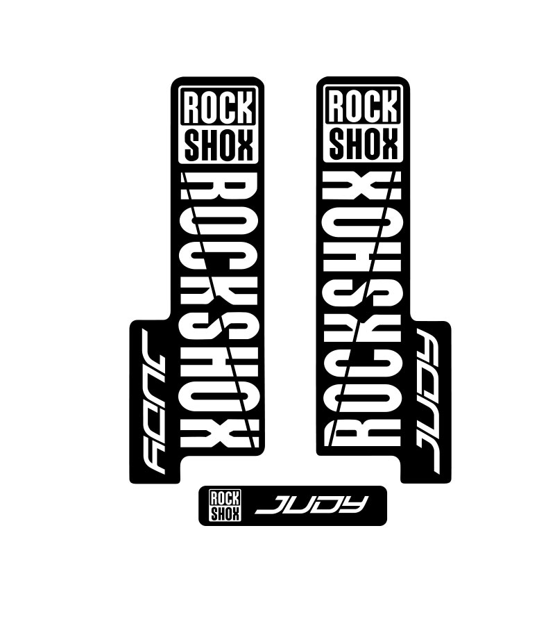 Mountain Biking Quotes - Self‑Adhesive Vinyl Decals for Rock‑Shox JUDY