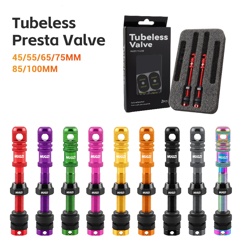 Mountain Biking In French - Alloy Bike Tubeless Presta Valve 45/55/65/75/85/100mm