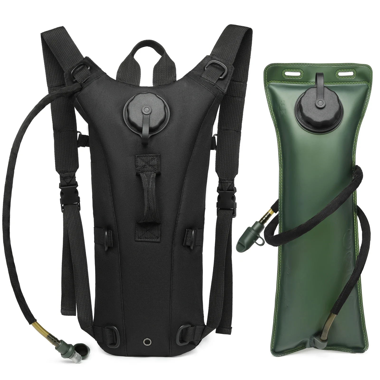 Mountain Biking Backpack - Military Tactical Camel Backpack with 3L