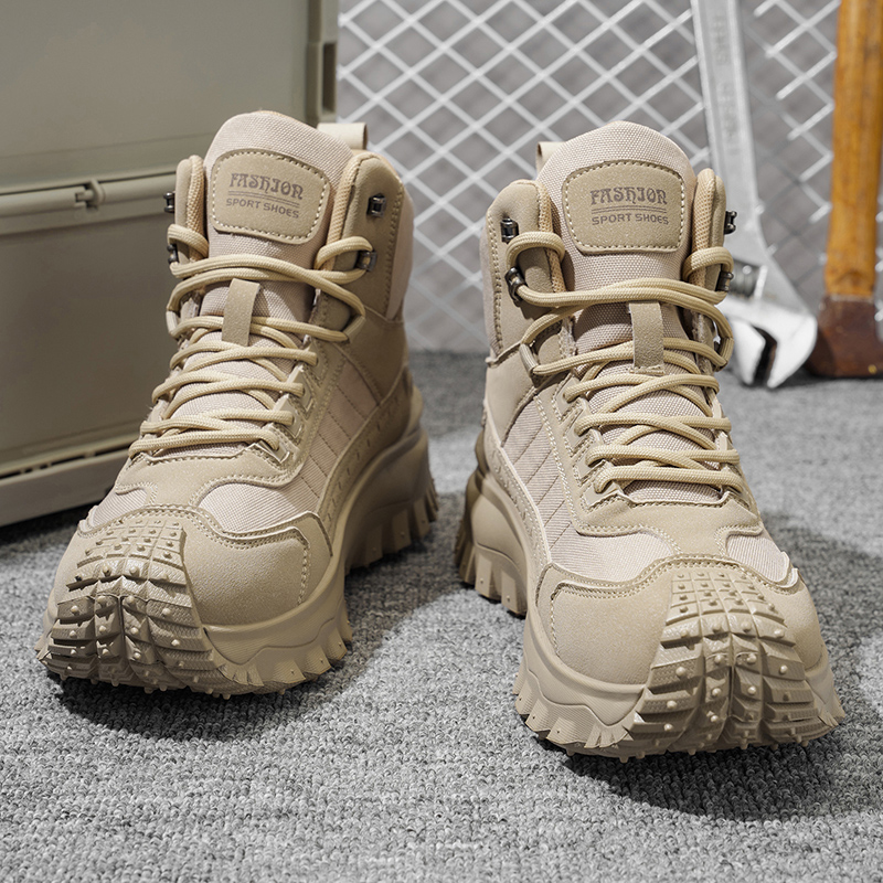 Autumn New High-Top Plus Size  - Men'S Mountain Biking Shoes 评论和价格