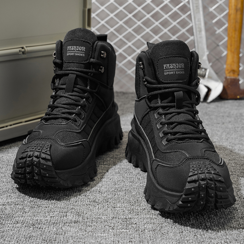 Autumn New High-Top Plus Size  - Men'S Mountain Biking Shoes 评论和价格