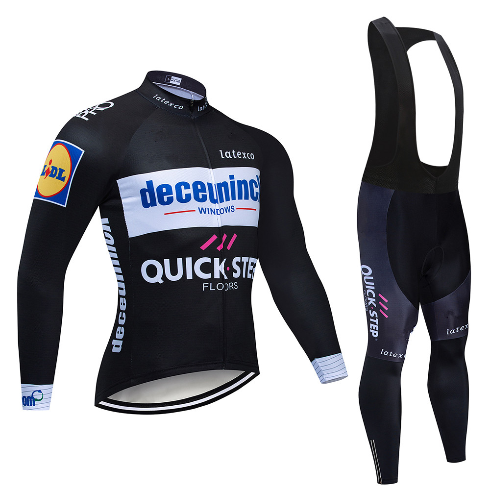 Quick step Cycling Jersey Set  - Mountain Biking Long Sleeve Shirt 评论和价格