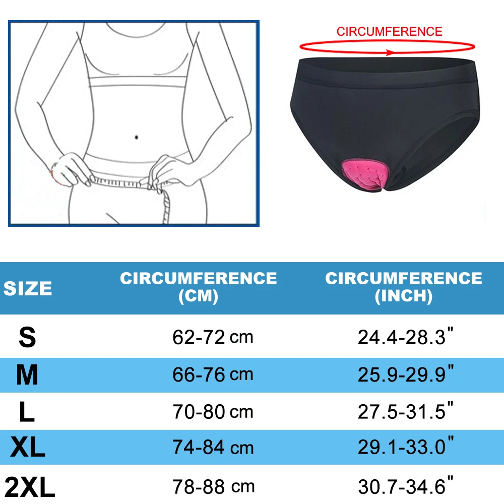 Women Cycling Underwear 3D Pad - Mountain Biking Sport 评论和价格