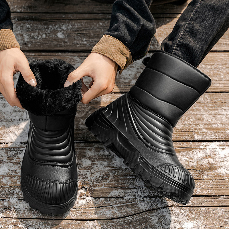 New Men's Winter Snow Boots Th - Men'S Mountain Biking Shoes 评论和价格