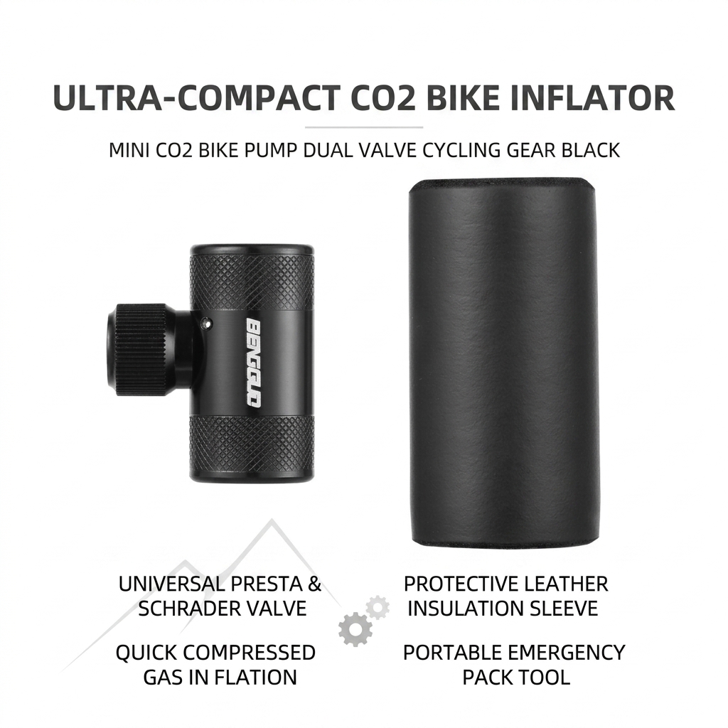 Mini CO-2 Bike Pump For Road A - Mountain Biking In French 评论和价格