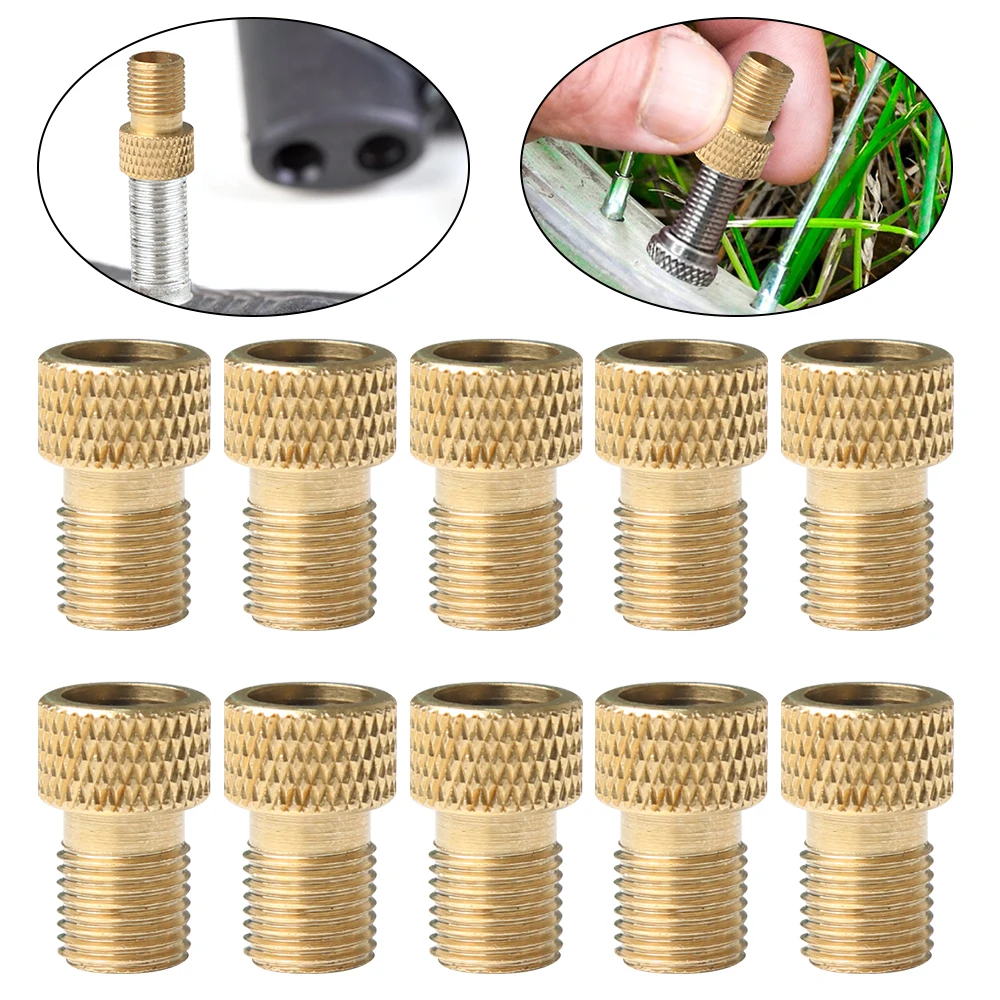 10PCS bicycle valve adapter ca - Mountain Biking In French 评论和价格