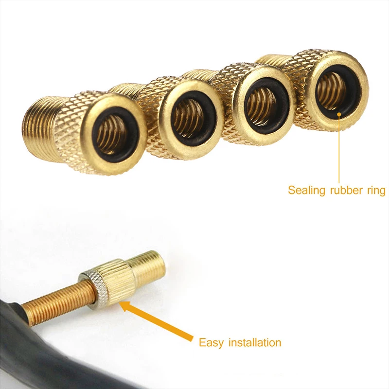 10PCS bicycle valve adapter ca - Mountain Biking In French 评论和价格