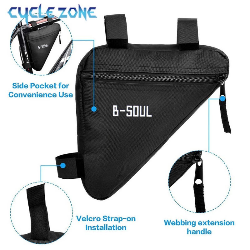 Bicycle Triangle Bag Bike Fron - Mountain Biking Backpack 评论和价格