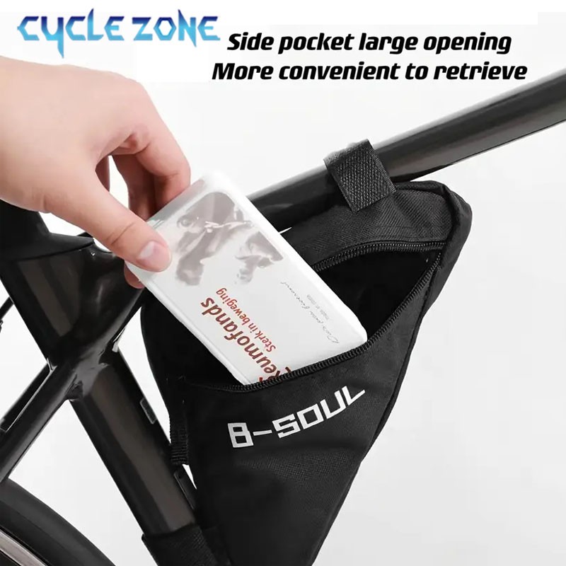 Bicycle Triangle Bag Bike Fron - Mountain Biking Backpack 评论和价格