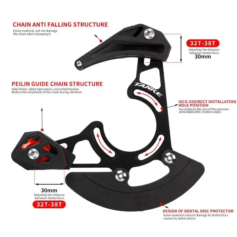 TANKE Bicycle Chain Guide ISCG - Chain Guide Iscg 评论和价格