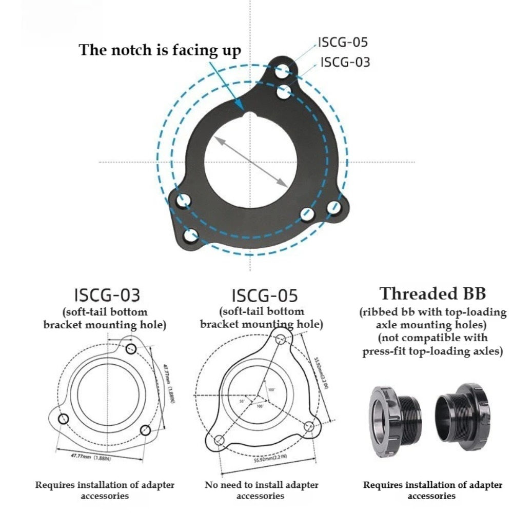 AXI Bicycle Chain Guide ISCG 0 - Chain Guide Iscg 评论和价格