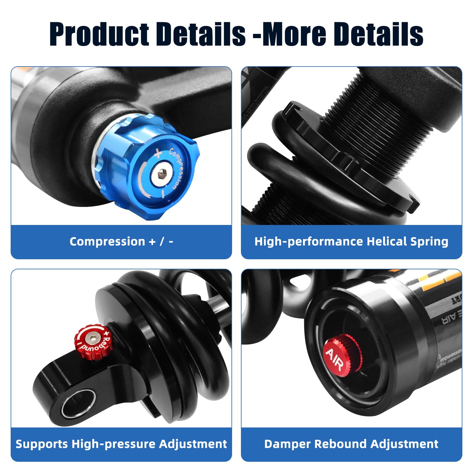 Adjustable Air Coil Rear Shock - Mountain Biking Downhill 评论和价格
