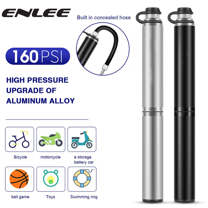 ENLEE Bicycle Pump Portable Pu - Mountain Biking In French 评论和价格