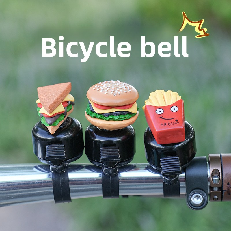 Bicycle Bell Horn Burger Frenc - Mountain Biking In French 评论和价格