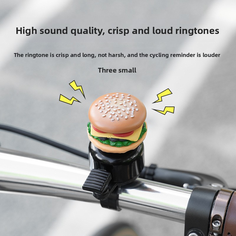 Bicycle Bell Horn Burger Frenc - Mountain Biking In French 评论和价格