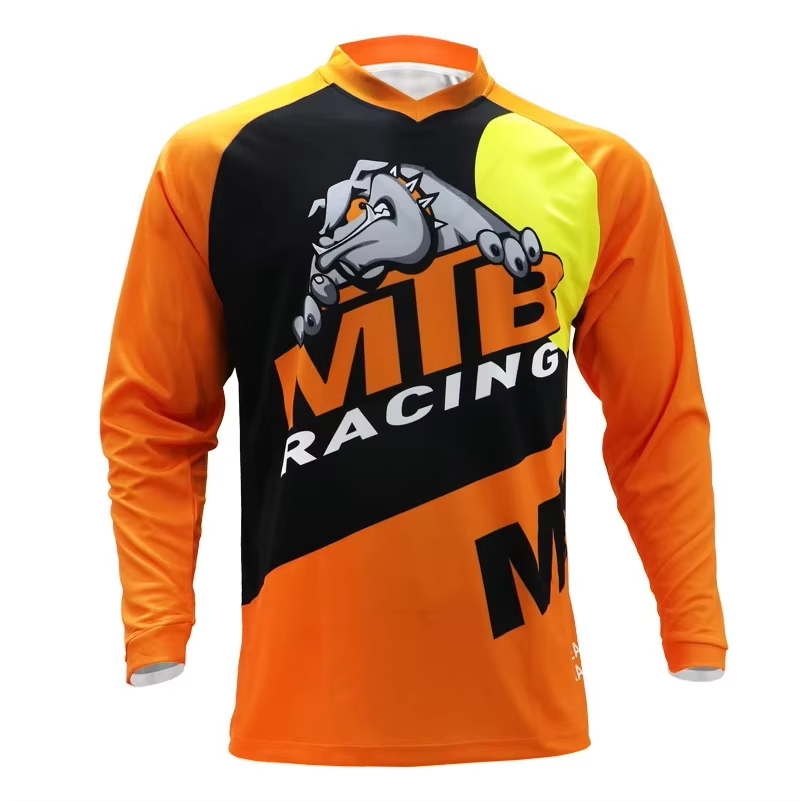 Long Sleeve MTB Racing Jersey  - Mountain Biking Downhill 评论和价格