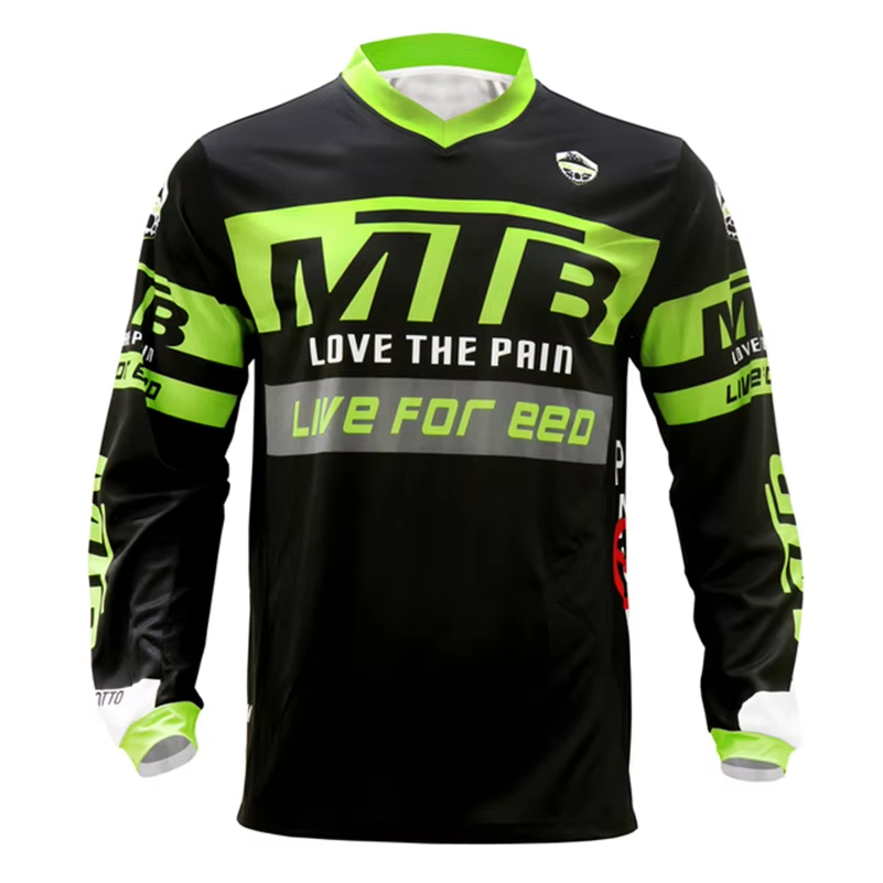 Long Sleeve MTB Racing Jersey  - Mountain Biking Downhill 评论和价格